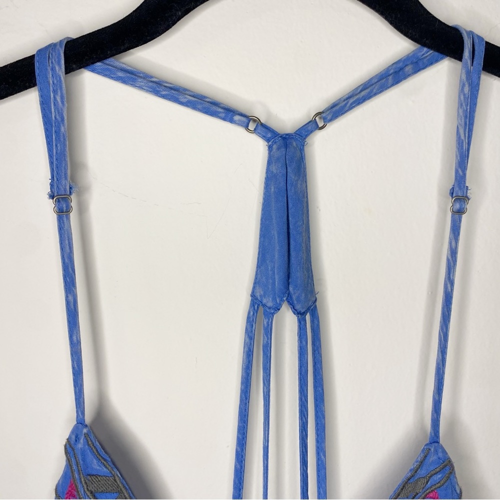 BOBBI ROCCO Blue Embroidered Dress - Picture 3 of 6